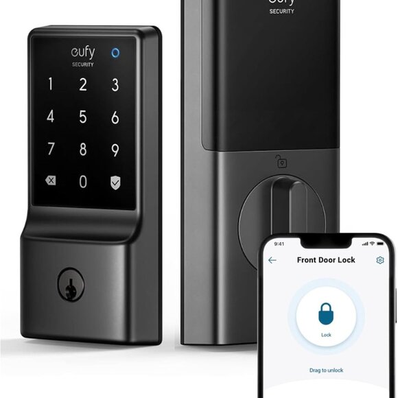 Smart Lock C210, Keyless Entry Door Lock, Built-in WiFi Deadbolt, Smart Door Loc - Picture 1 of 7